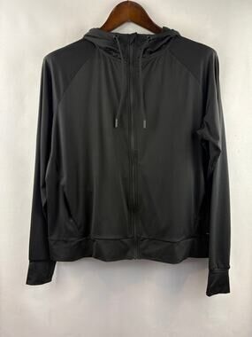 Women’s Mondetta Large Black Athletic Zip-Up Hoodie